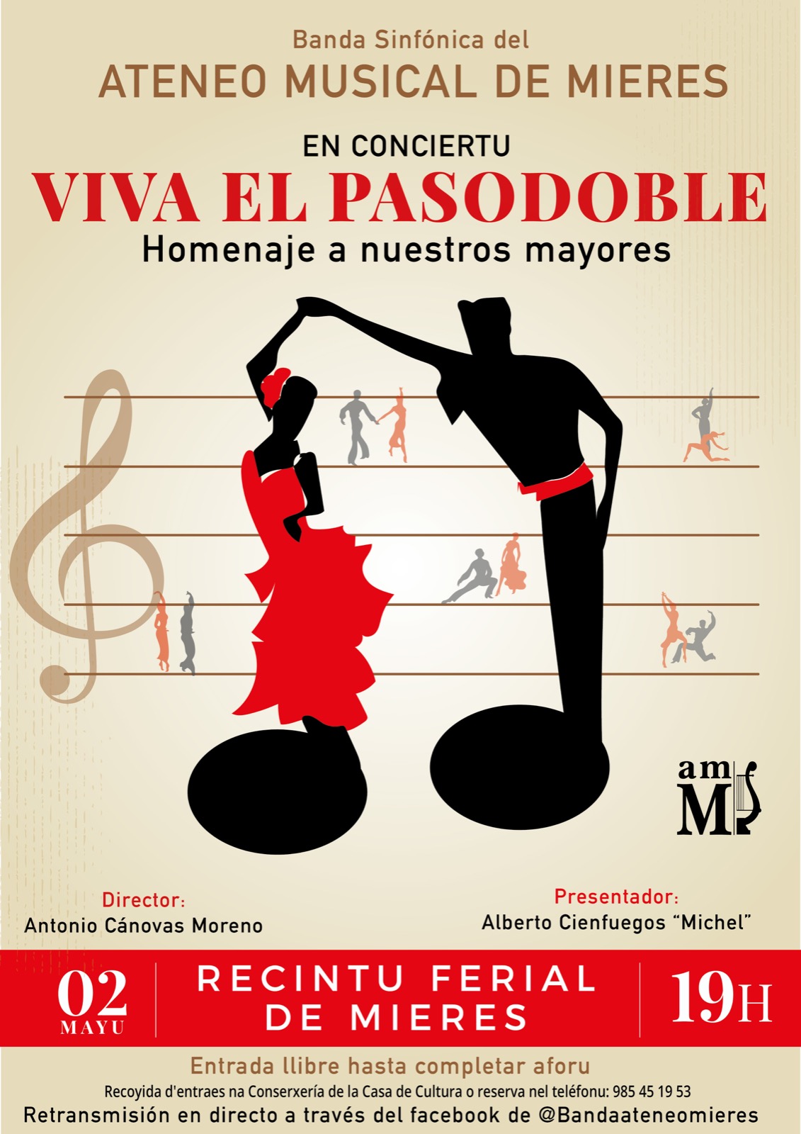 Cartel Ateneo Pasodoble 2021