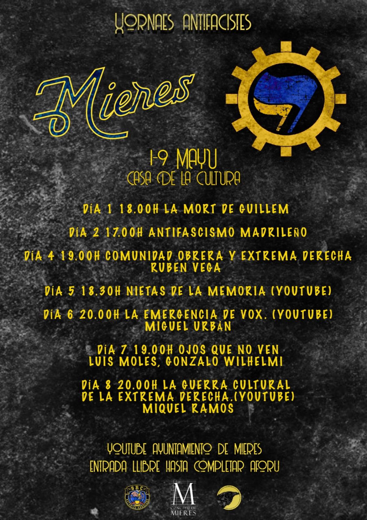 Cartel 1es Xornaes Antifascistes 2021 Web