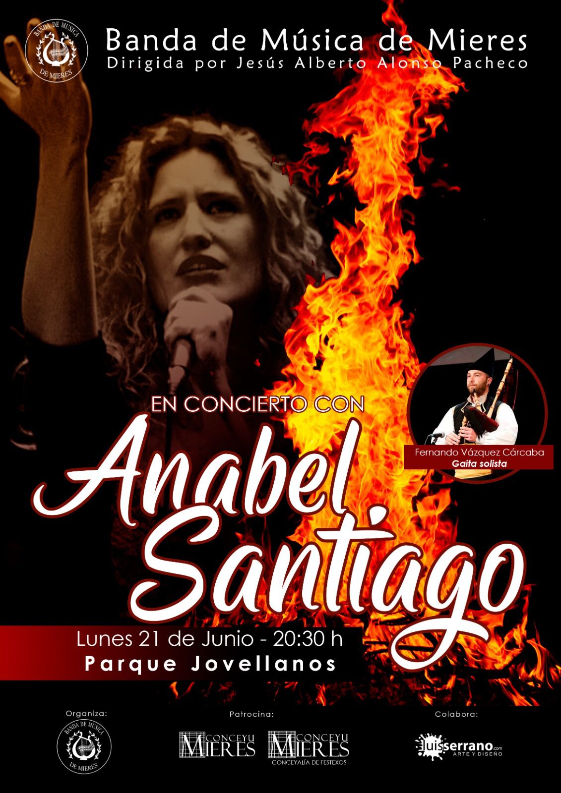 Banda Musica Mieres Anabel Santiago San Xuan 2021