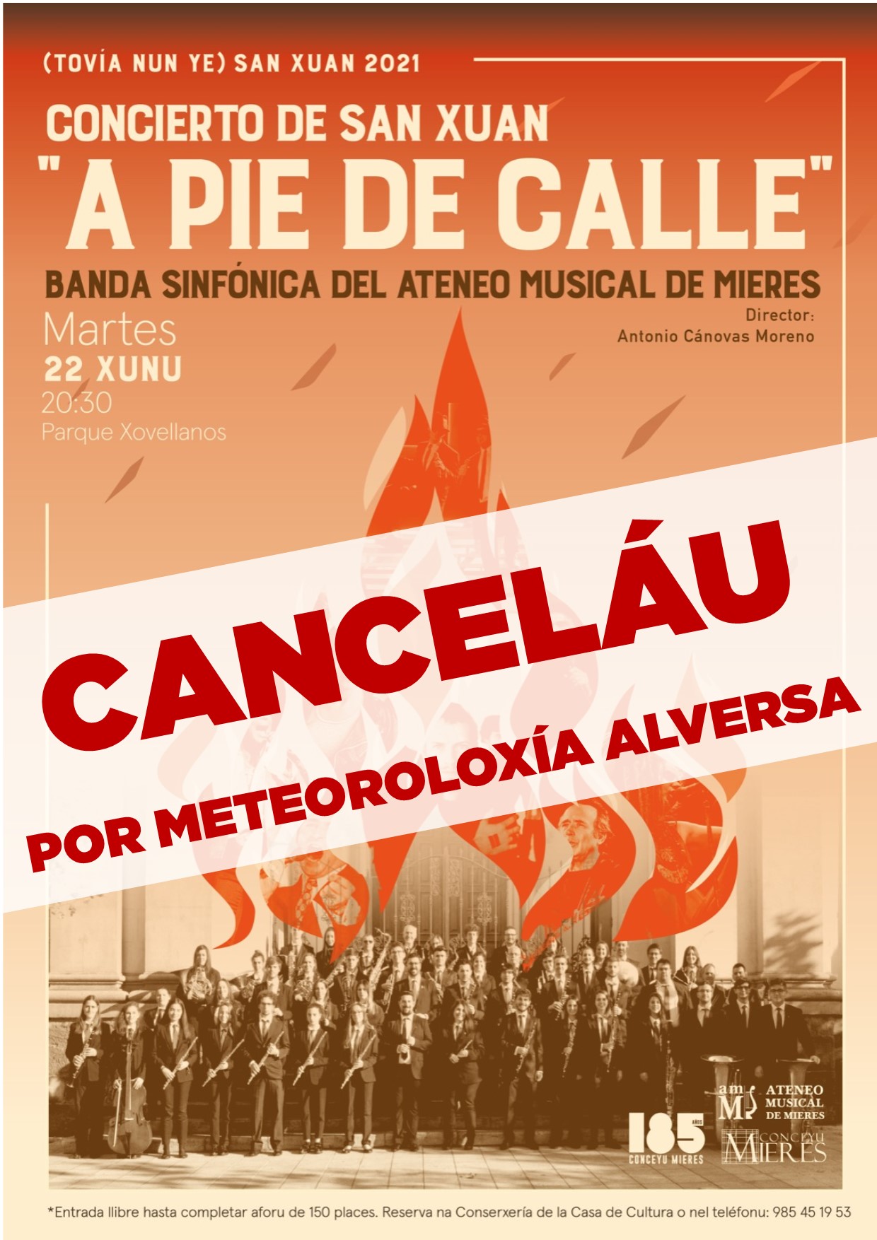 Eventos Cancelado A PIE DE CALLE BANDA ATENEU