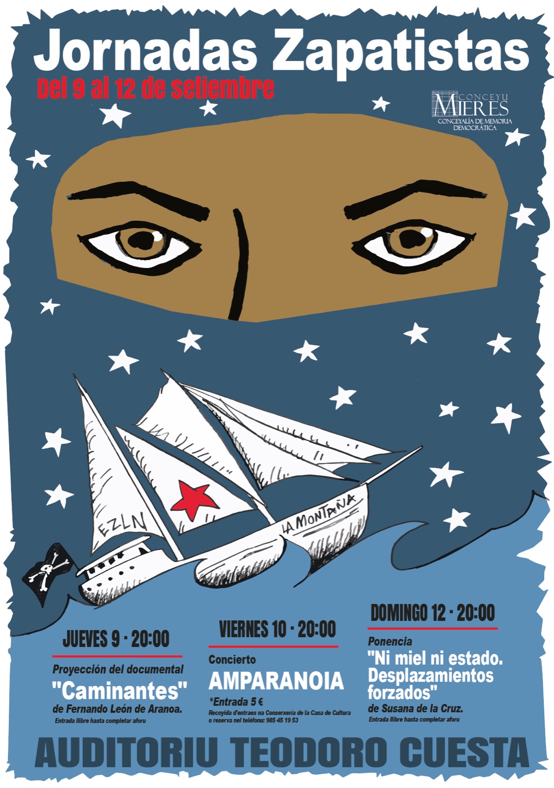 Cartel Jornadas Zapatistas 2021