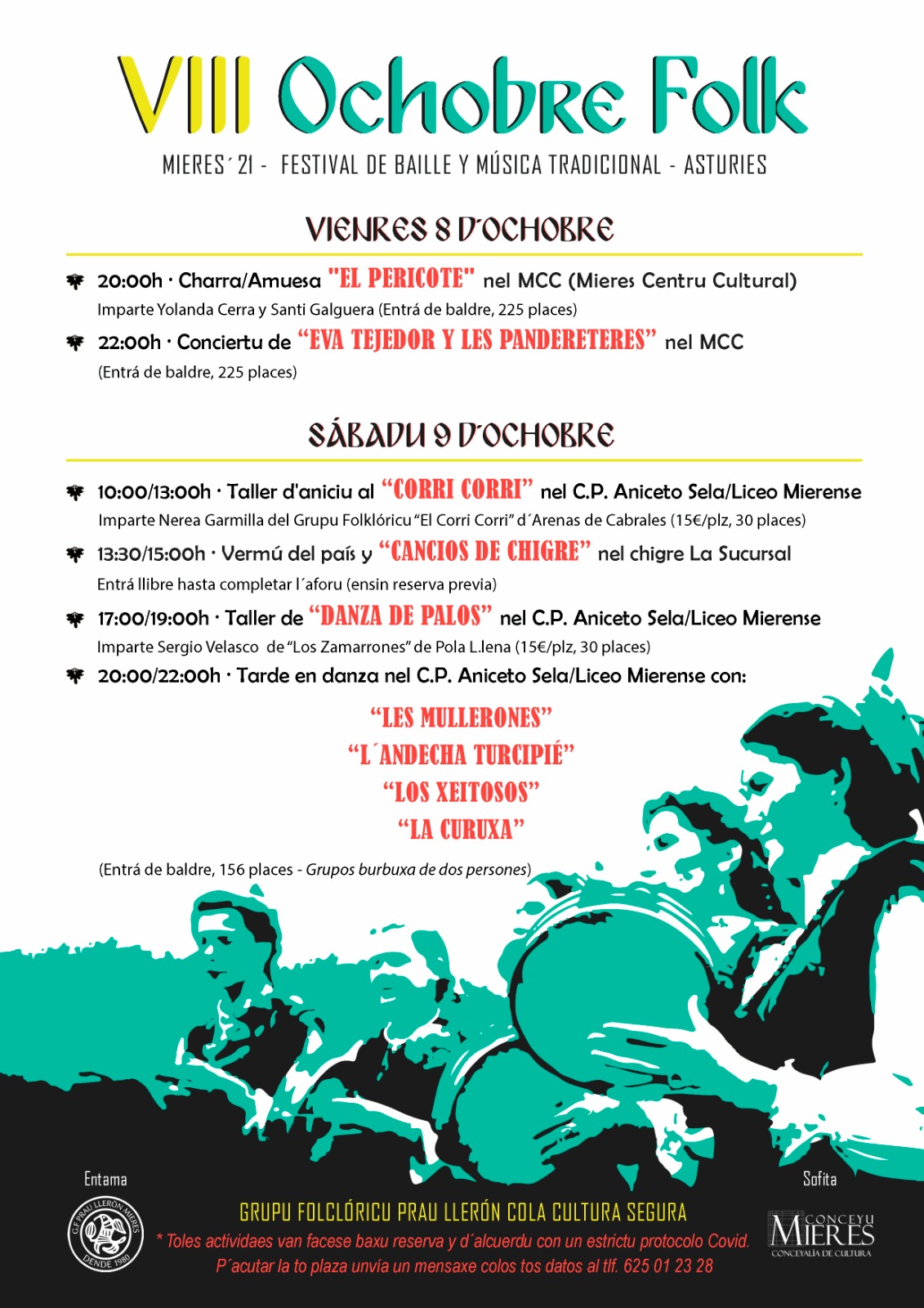 Ochobre Folk 2021 Cartel