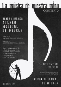 Cartel Musica Nuestra Mina Banda Ateneo Mieres