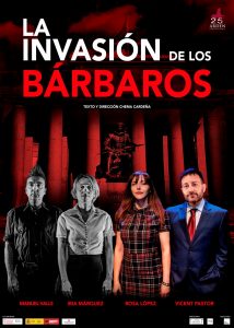 Cartel Teatro INVASIÓN BÁRBAROS