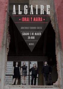 Cartel Algaire Concierto Mieres 2022