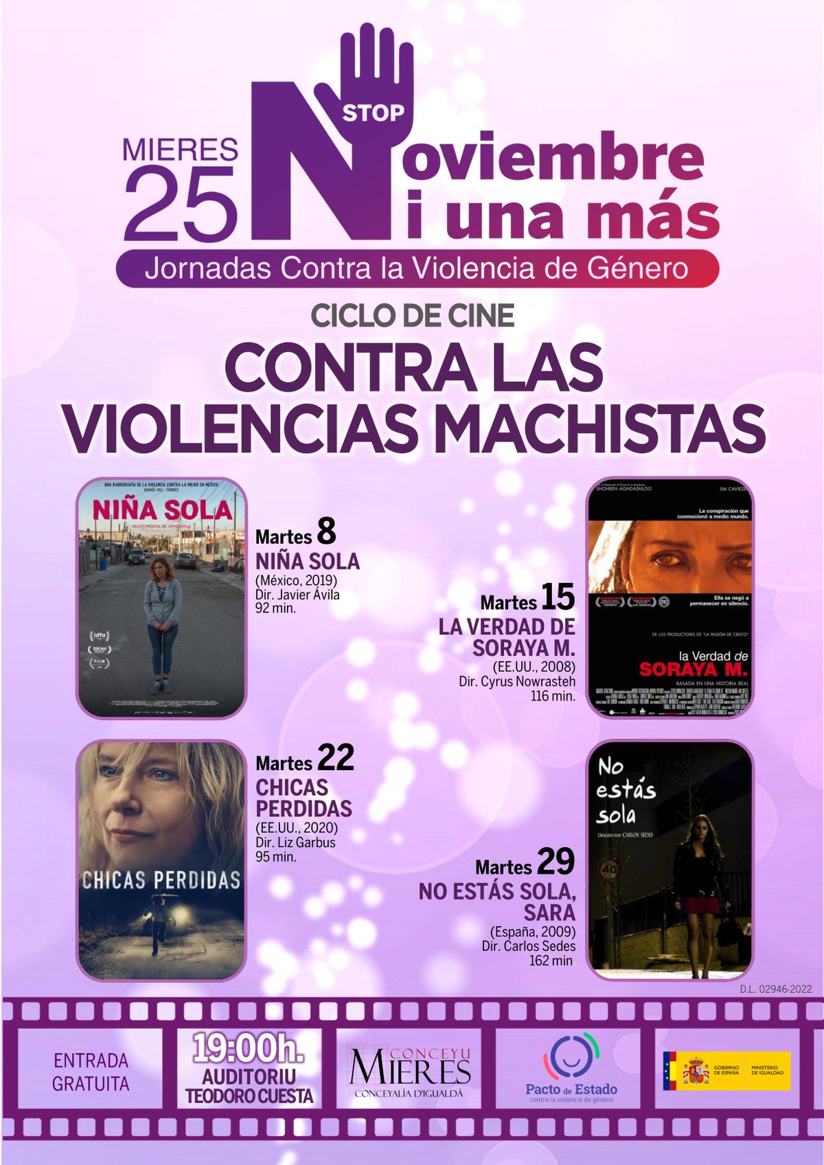 08 25N 2022 Cine Ciclo Violencia Contra Mujeres 1200