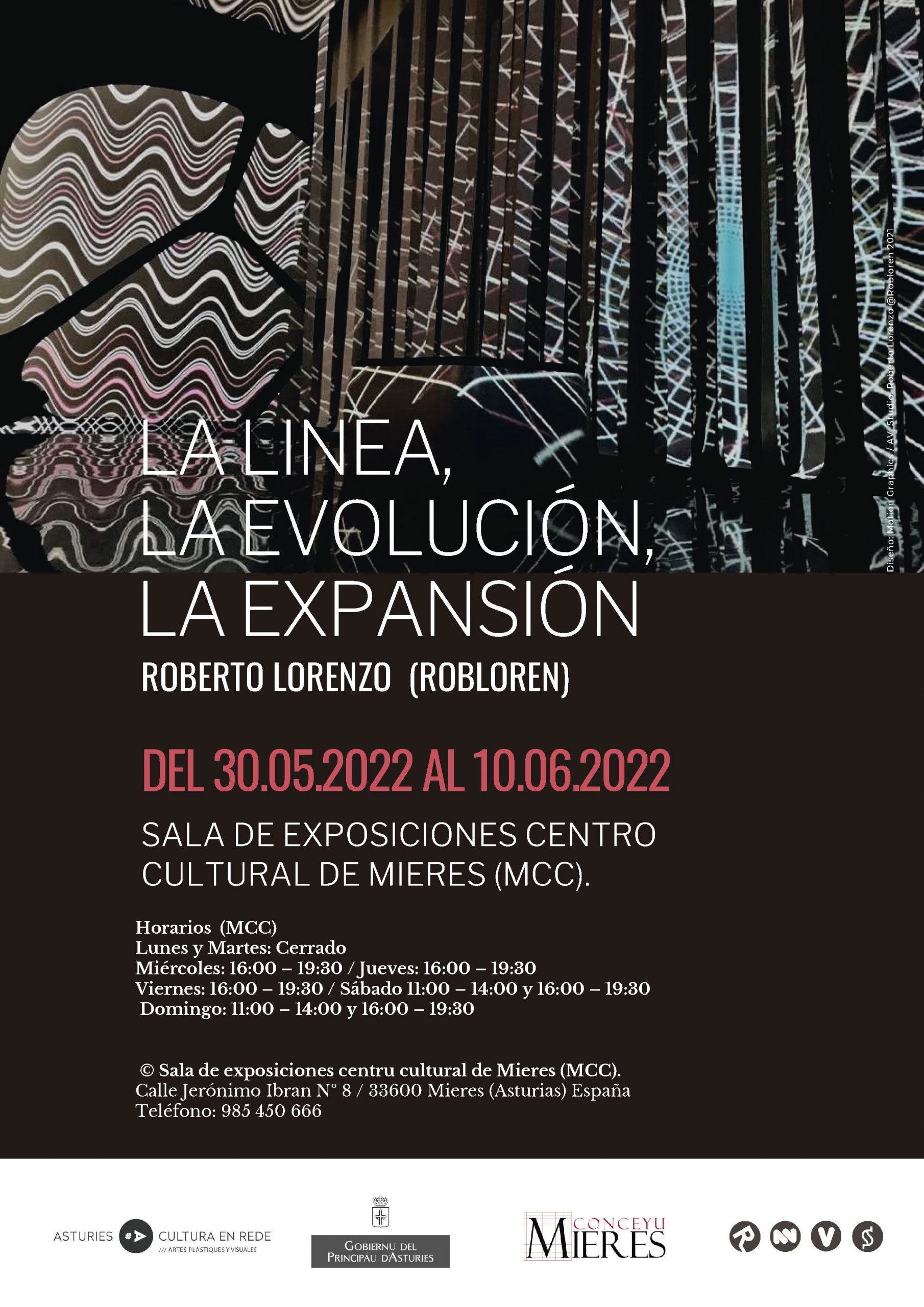 Exposición La Línea, La Evolución, La Expansión, De Roberto Lorenzo