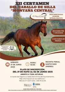 Cartel Certamen Caballo Silla 2025 Mieres