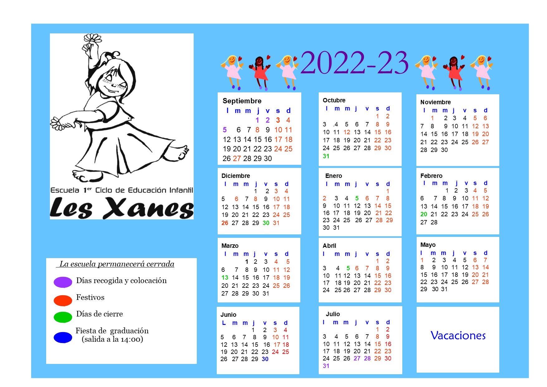 Calendario Escolar 2022 2023