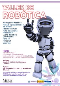 Cartel Taller De Robótica Verano2022