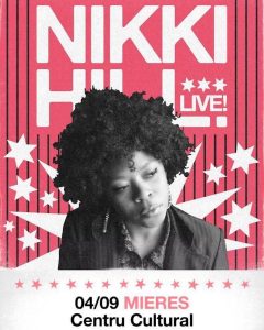 Concierto Nikki Hill Mieres Septiembre 2022