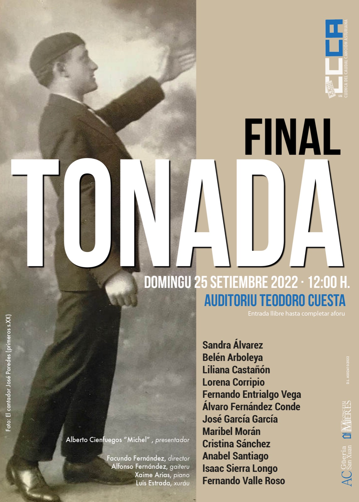 Tonada 25 Septiembre 2022 Mieres