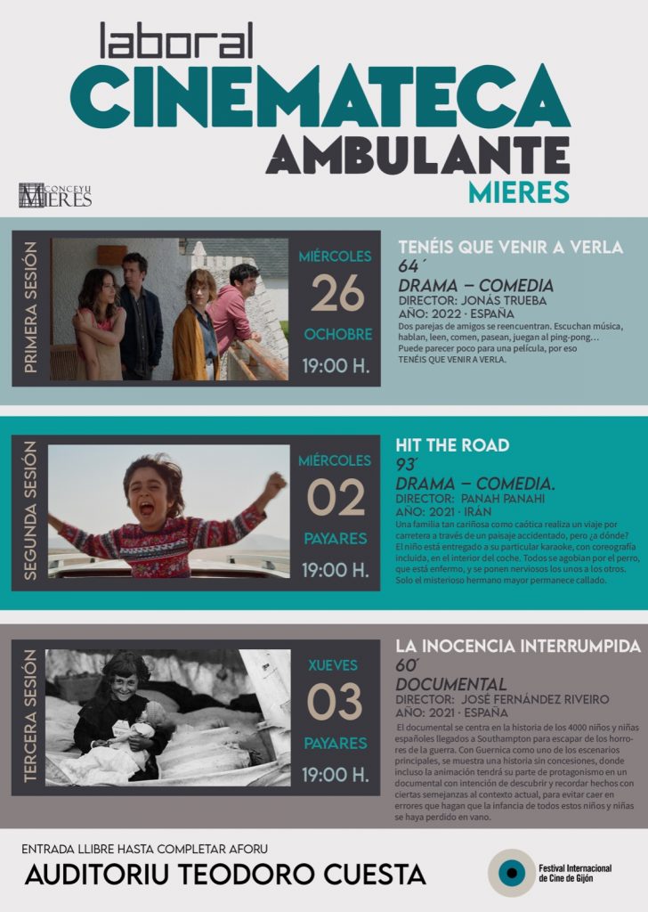 La Cinemateca Ambulante Cartel General 2022