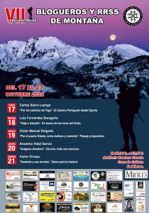 Cartel Jornadas Blogueros Y Rrss Montaña 2022