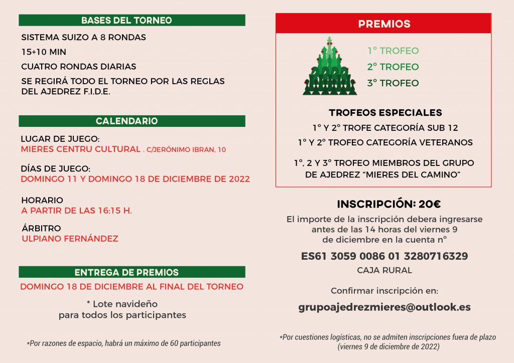 Cartel Torneo Navidad Ajedrez 03 Scaled