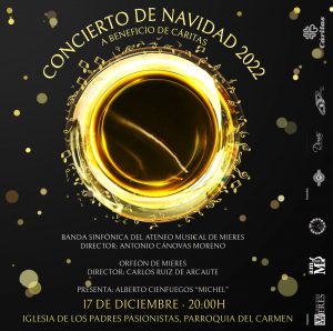 CONCIERTO NAVIDAD 2022 BANDA ATENEU Y ORFEON DE MIERES