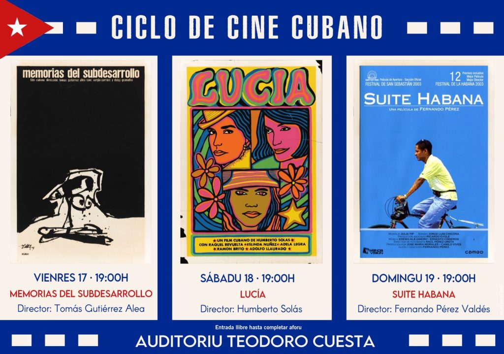 Promotional poster for a Cuban film cycle