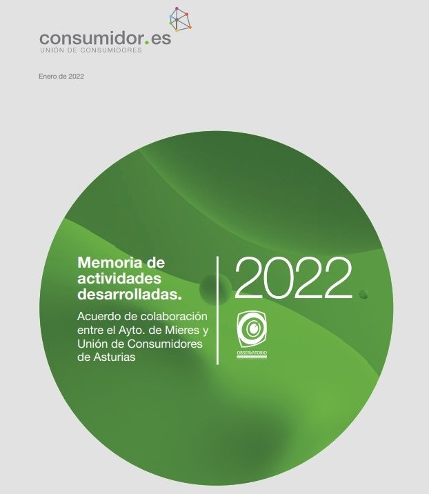 Memoria Actividades 2022 Oficina Consumidor Mieres