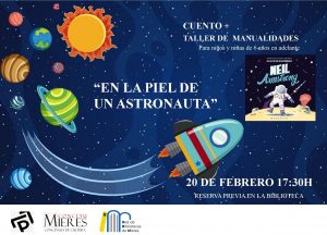 Taller Biblioteca Mieres Febrero NEIL ARMSTRONG