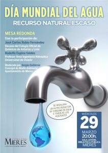 Cartel Dia Mundial Agua Mieres 2023