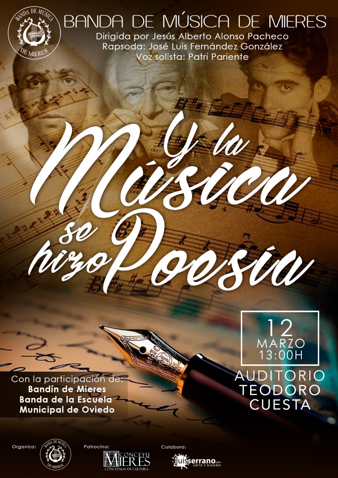 Concierto Musica Poesia Bana Musica Mieres Marzo 2023
