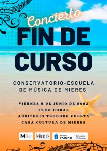 Cartel Concierto Fin De Curso 2 De Junio