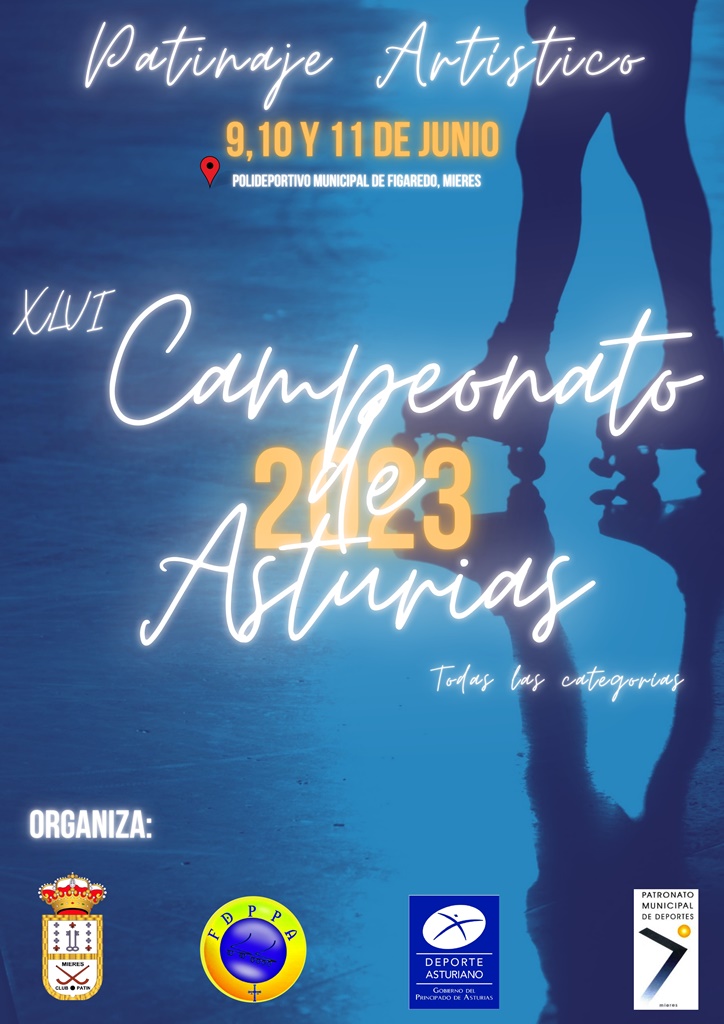 Cartel Oficial Camp Autonoìmico 2023 Patinaje Artistico