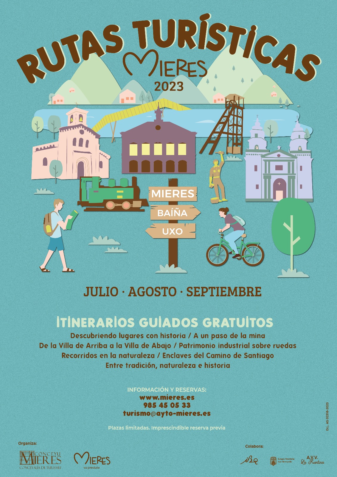 Cartel Rutas Turísticas 2023