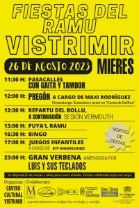 Cartel Fiestas Vistrimir