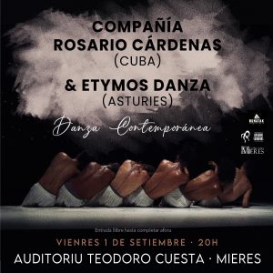 DANZA CONTEMPORANEA Cia Rosario Cardenas Cartel Mieres