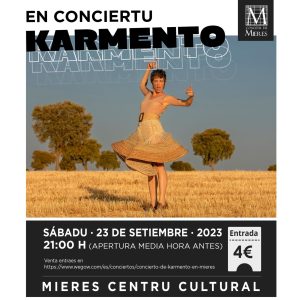 KARMENTO Cartel Concierto Mieres