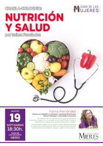 Cartel Charla Nutricion Y Salud Mieres