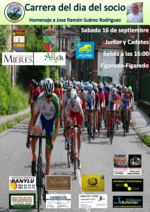 Cartel De Carrera Dia Socio Figaredo Ciclista