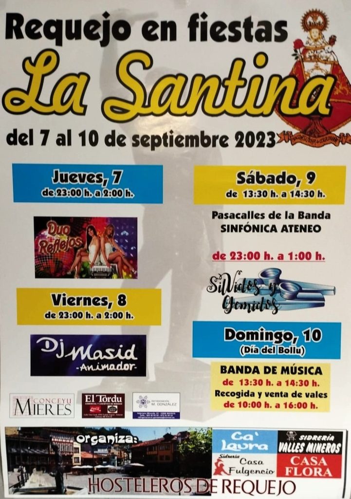 Cartel Fiestas Requexu 2023