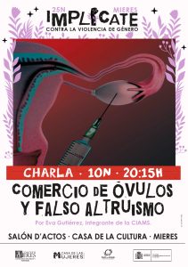 Charla 25n Mieres Comercio De Ovulos Y Falso Altruismo Eva Gutierrez