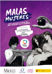 Cartel Malas Mujeres 25N Mieres 2023