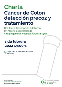 Cartel Charla Cáncer De Colon Mieres 2024