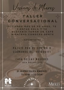 Cartel Taller Conversacional Enero 2024