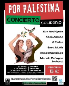 Concierto Solidario Palestina Mieres 2024