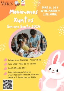 Cartel Mieres CAMPAMENTO DE S.SANTA