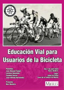 Cartel Educacion Vial Usuarios Bicicleta 2024