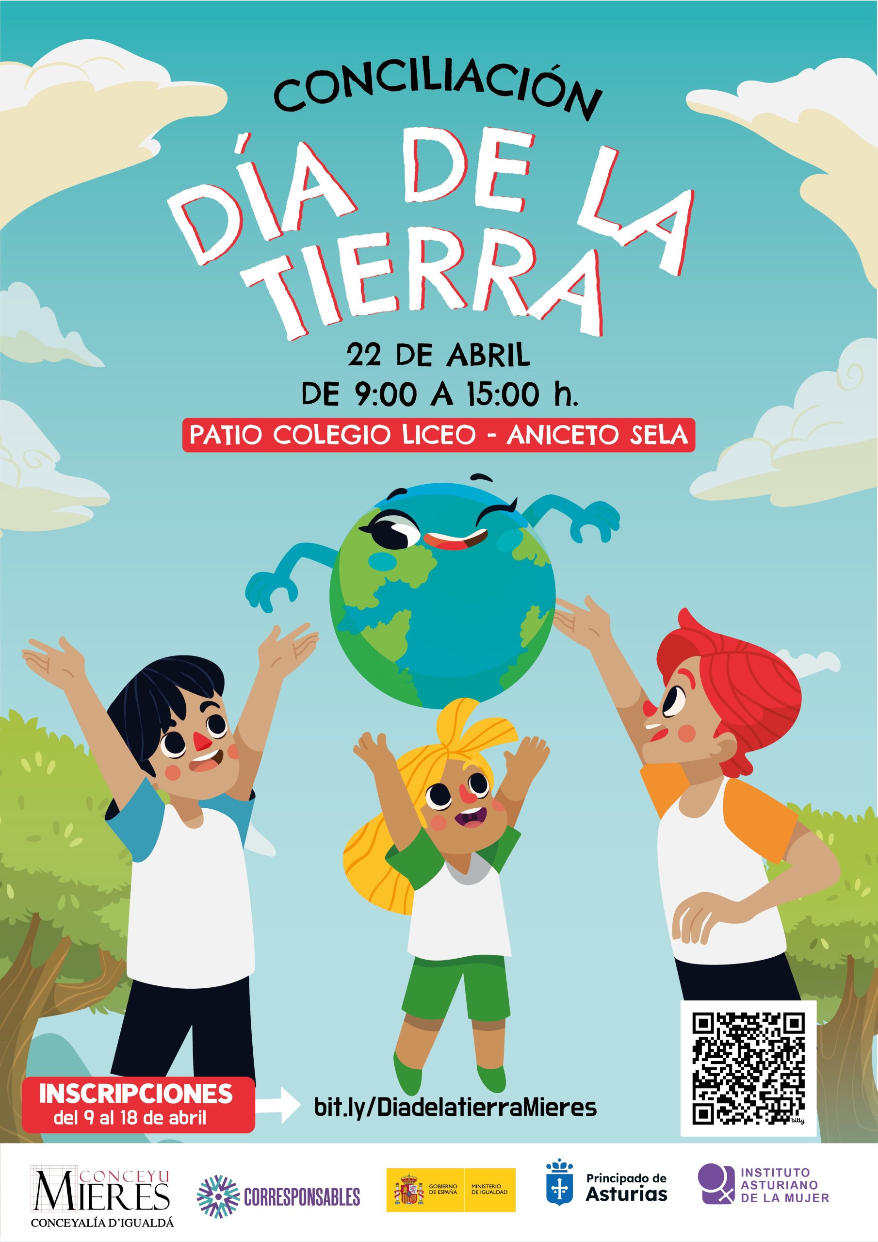 Cartel Día De La Tierra Mieres Conciliacion