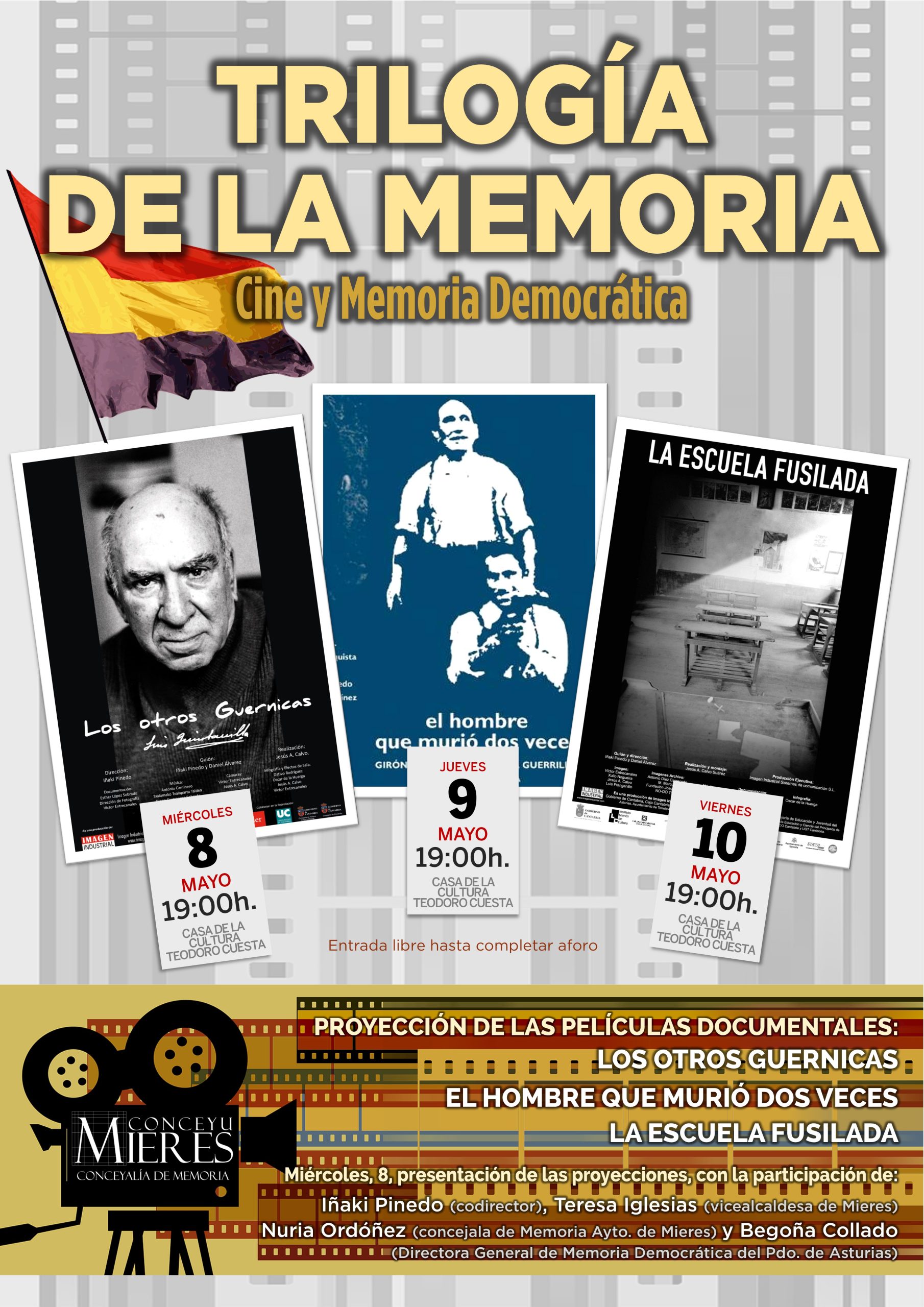 Cartel Trilogia De La Memoria Mieres 2024