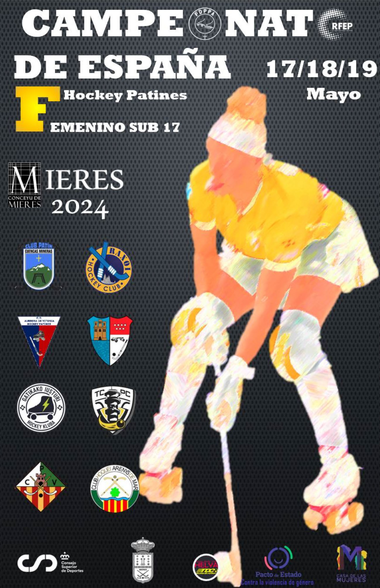 CARTEL CAMPEONATO DE ESPAÑA SUB17 2024 AYTO