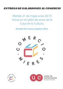 CARTEL GALA Comercio 2024