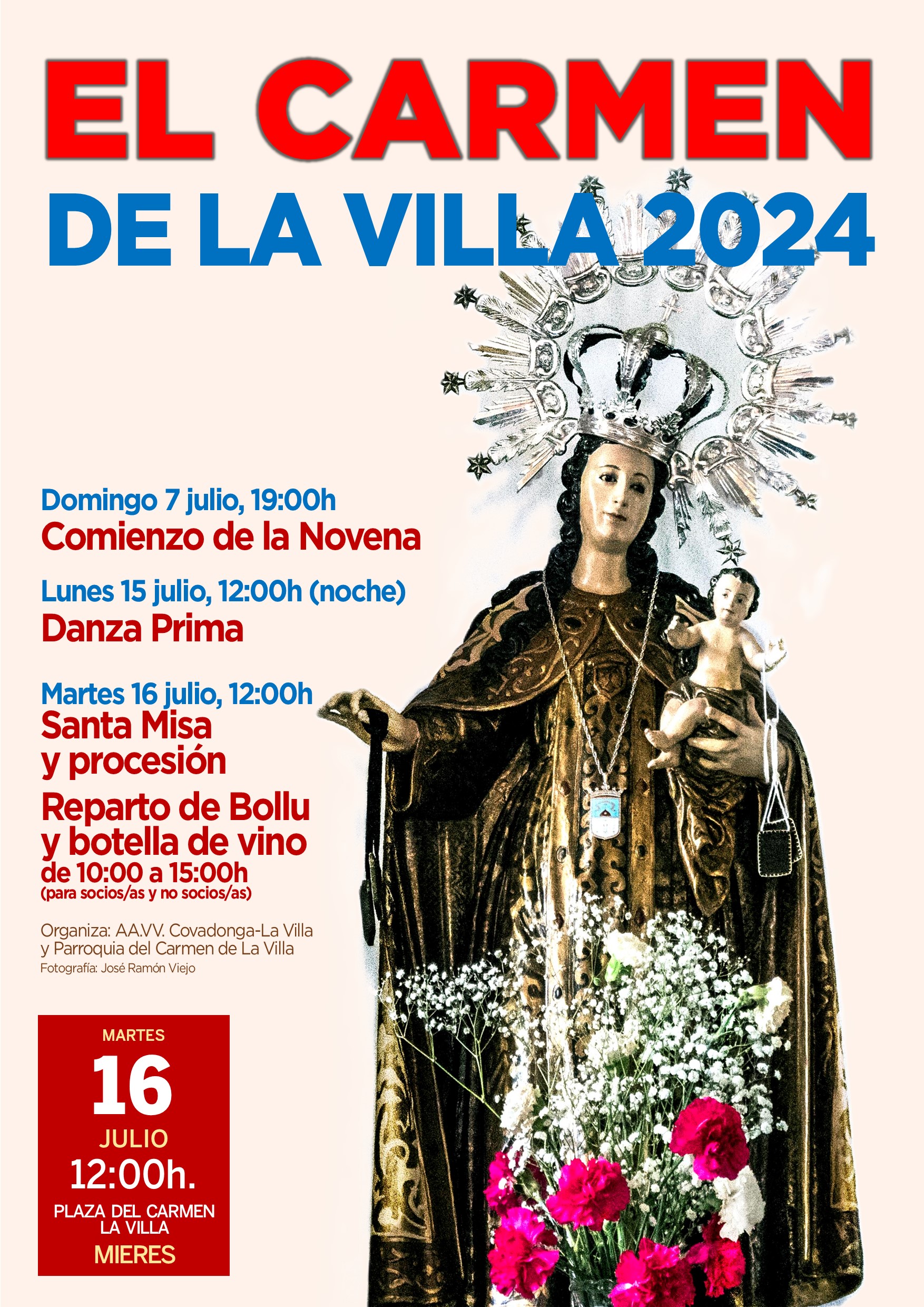 CARTEL CARMEN VILLA 2024