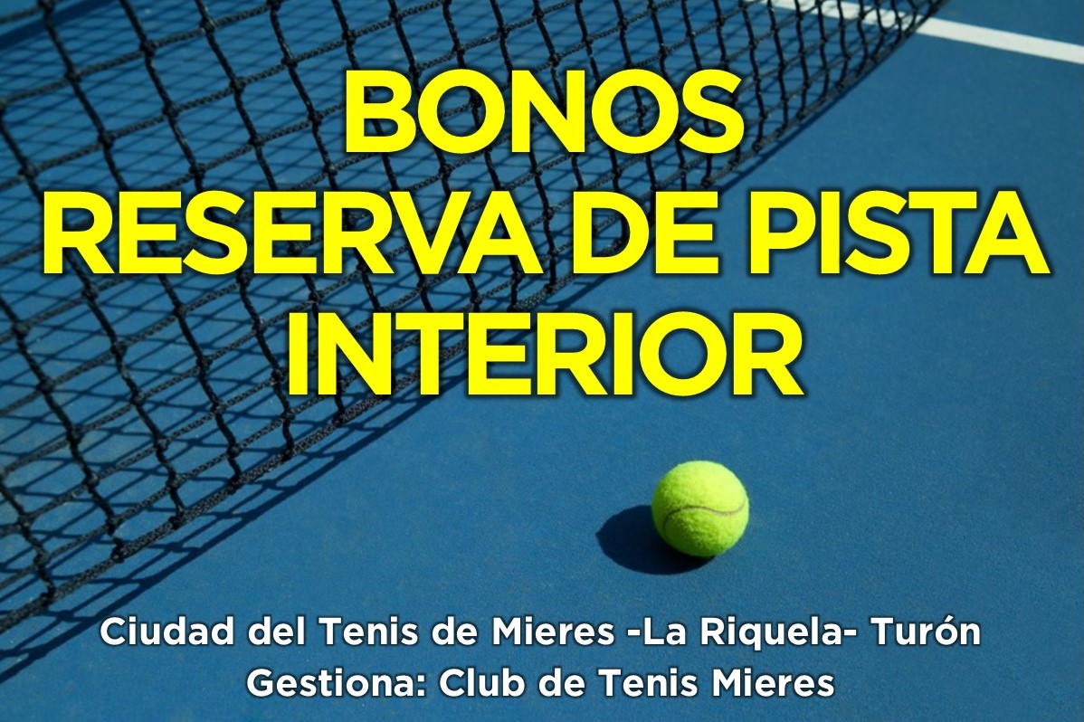 Reservas Pistas Tenis Interior