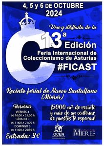 Cartel Feria Coleccionismo Mieres 2024