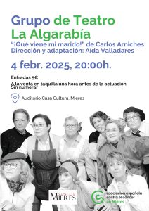 Cartel Teatro Algarabia Mieres