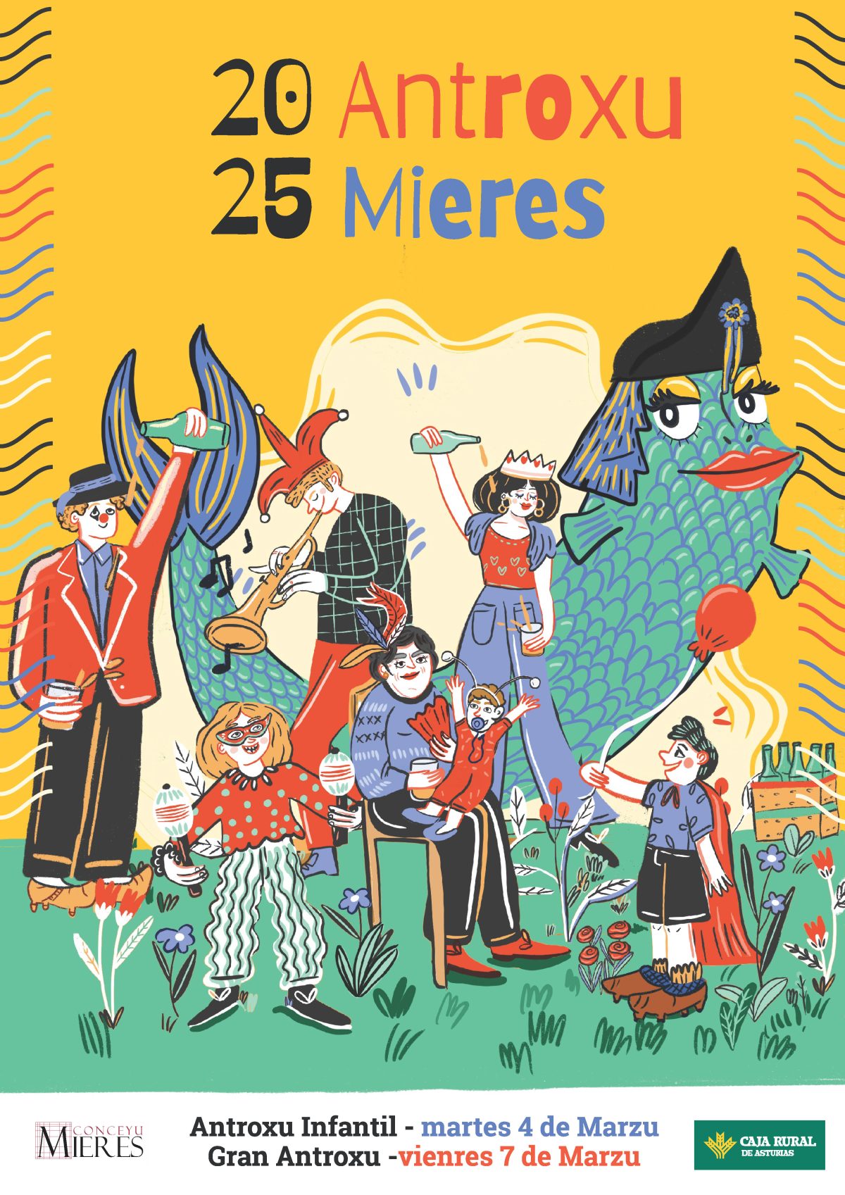 Antroxu Mieres 2025 Cartel
